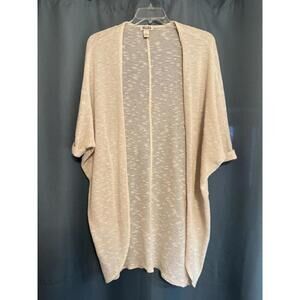 Mudd Beige Light Weight Cardigan Size Large‎